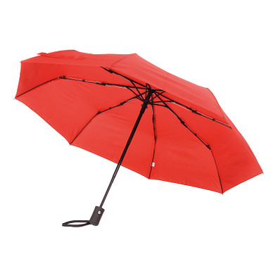 Automatik Windproof Taschenschirm Plopp, rot