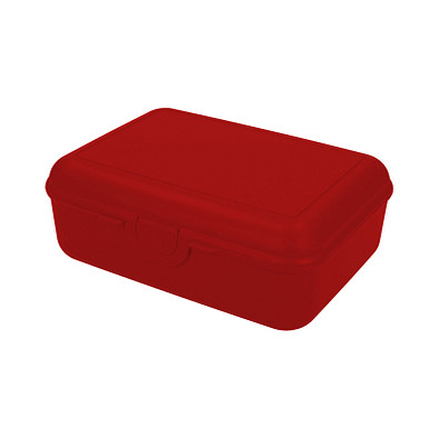 Vorratsdose School-Box deluxe, mit Trennschale, standard-rot