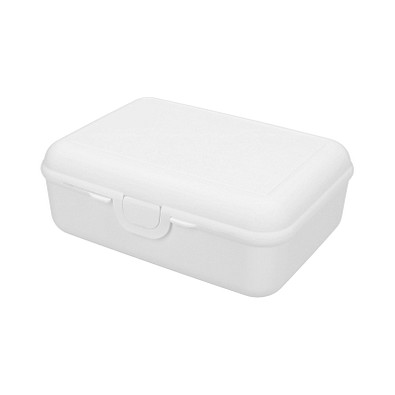 Vorratsdose School-Box deluxe, mit Trennschale, weiß