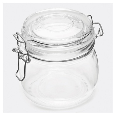 Vorratsglas CLICKY M mit Bügelverschluss, Füllmenge ca. 500 ml,transparent