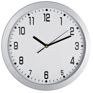 Wanduhr, weiss Wanduhr, weiss