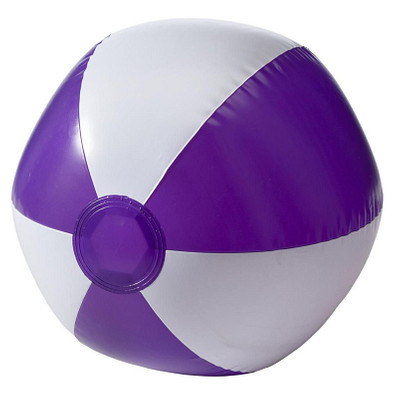 Wasserball, violett/weiß