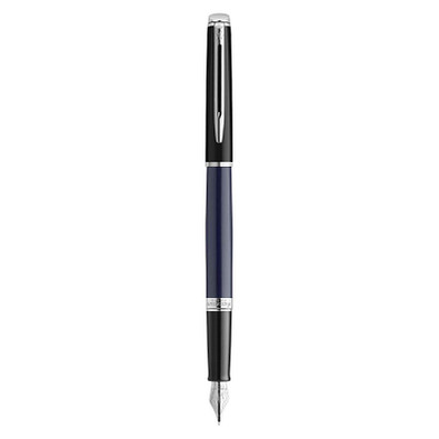 Waterman Hemisphere Color-Block Füllfederhalter mit Palladiumbeschichtung, blau