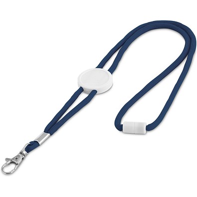 WEAVE. Lanyard aus Polyester, Blau