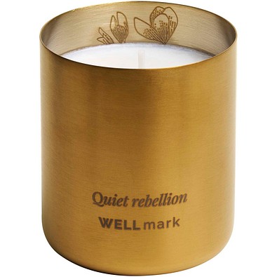 Wellmark Duftkerze, gold