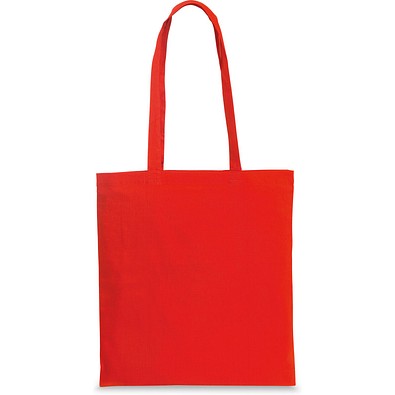 WHARF. Tragetasche aus 100% Baumwolle (100 g/m²), Rot