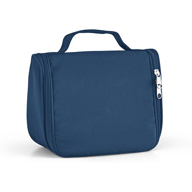 WILLIS. Kulturbeutel aus Mikrofasern mit diversen Taschen, Blau