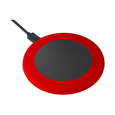 Wireless Charger REEVES-myMATOLA, schwarz/rot