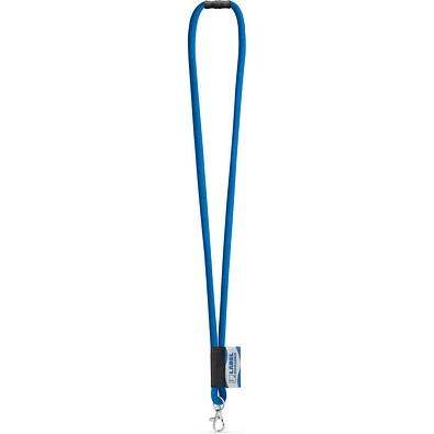 WISBECH. SET Lanyard TUBE Long (Ø 7 mm) mit 9 mm Schnappkarabiner und Ø 7 mm Sicherheitsverschluss, 303 - Blau