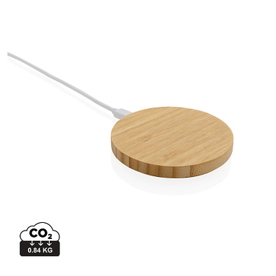XD COLLECTION 15W Bambus Wireless Charger, braun