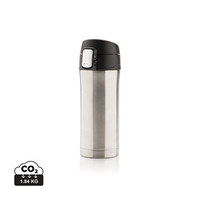 XD COLLECTION Easy-Lock Vakuum-Becher aus RCS recyceltem Stainless-Steel, silber