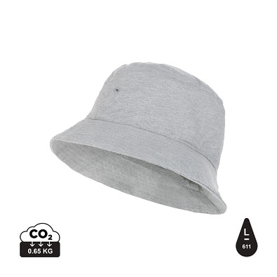 XD COLLECTION Impact Aware™ 285g/m² ungefärbter rCanvas-Fischerhut, grau