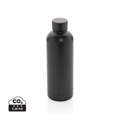XD COLLECTION Impact Vakuumflasche aus RCS recyceltem Stainless-Steel, grau