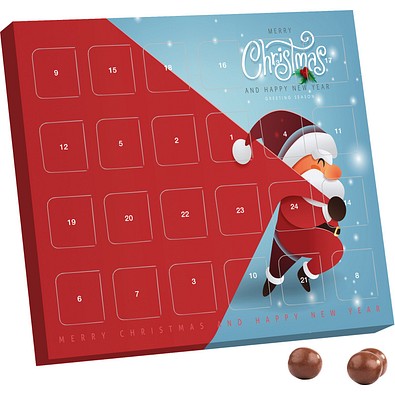XS Adventskalender, Brandt Knusperkugeln Vollmilch, Little Santa
