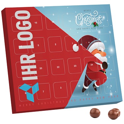 XS Adventskalender Brandt Knusperkugeln Black & White, Little Santa
