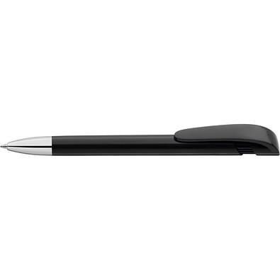 uma® Kugelschreiber YES SI inkl. Metallspitze, schwarz