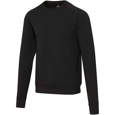 Yukon Sportpullover mit Rundhalsausschnitt und Interlock Strick Unisex, schwarz, 3XL