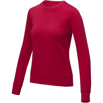 Zenon Sweater mit Rundhalsausschnitt für Damen, rot, XXL