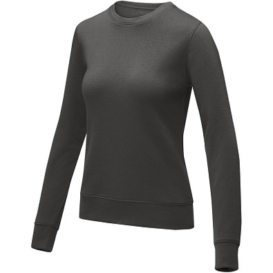 Zenon Sweater mit Rundhalsausschnitt für Damen, storm grey, XXL