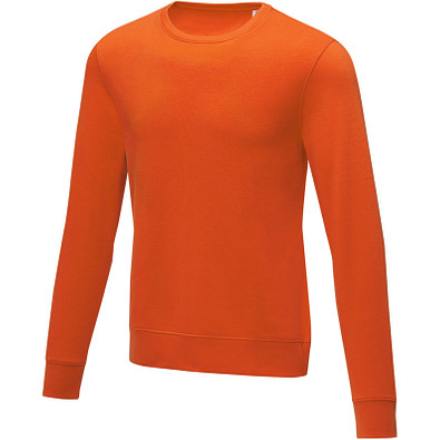 Zenon Sweater mit Rundhalsausschnitt für Herren, orange, S
