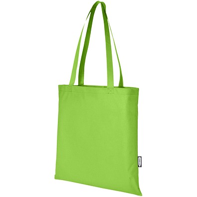 Zeus Non Woven große Tragetasche 6L aus GRS Recyclingmaterial 6 L, limone
