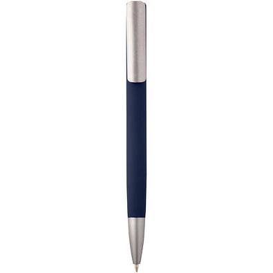 Ziguur Kugelschreiber aus recyceltem Aluminium (schwarze Mine), navy