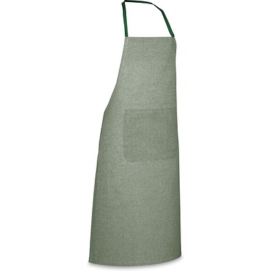 ZIMBRO. Schürze mit recycelter Baumwolle (140 g/m²), Dunkelgrün