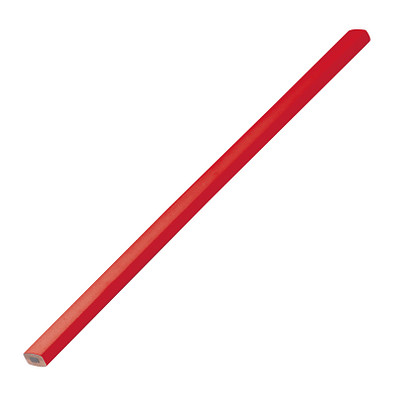 Zimmermannsbleistift, rot