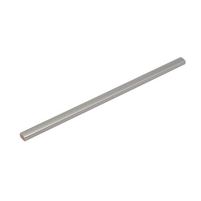 Zimmermannbleistift, 25 cm, silber