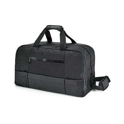 ZIPPERS SPORT. Business Sporttasche aus 840D-Jacquard und 300D Polyester, Schwarz