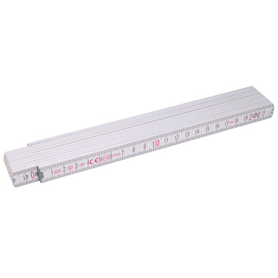 Zollstock Serie B300, weiß