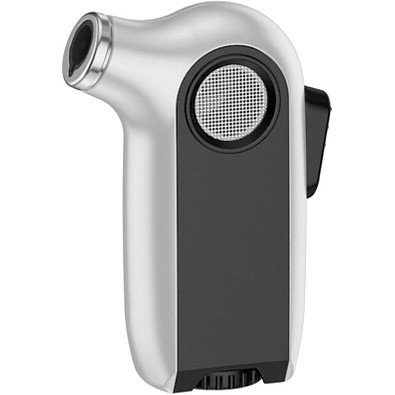 Design Jet-Flame Feuerzeug, silber