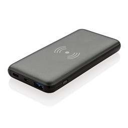 XD COLLECTION Wireless Powerbank FastCharging 10W mit PD, 10.000 mAh, grau