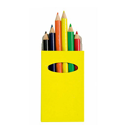 Buntstifte 6-teilig, Gelb