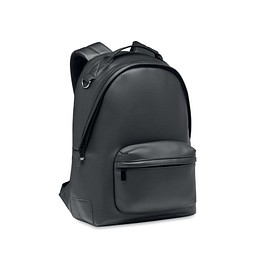 15 Zoll Rucksack PU BAI BACKPACK, Schwarz