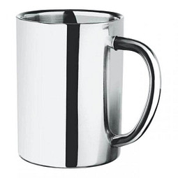 Isolierbecher, 400 ml, silber-glänzend