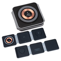 3 in 1 Wireless-Charger, schwarz