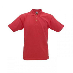 JAMES & NICHOLSON Unisex Poloshirt, rot, XXXL