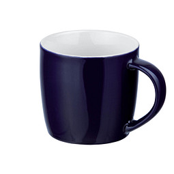 Keramiktasse Lara, 370 ml, dunkelblau