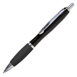LANCE® Metall-Kugelschreiber Chicago, blaue Mine, schwarz