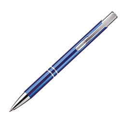 Metall-Kugelschreiber Vermont, blaue Mine, blau