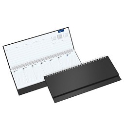 Querkalender Alpha 2027, schwarz