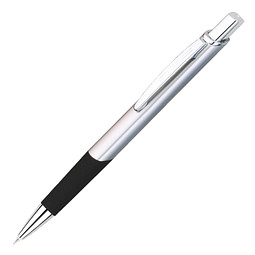 PENKO® Metall-Kugelschreiber Hampton, blaue Mine, silber