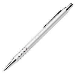 LANCE® Metall-Kugelschreiber Sofia, blaue Mine, silber