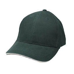 6-Panel-Sandwich-Cap, grün/weiß