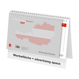 Maxi-Tisch-Stehkalender Österreich 2027