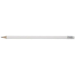 Qualitäts Bleistift Colore mit Radiergummi, weiß-matt