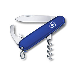 VICTORINOX Taschenmesser Waiter, 9 Funktionen, blau