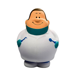 Herr Bert® Anti-Stress-Figuren Zahnarzt Bert, weiß