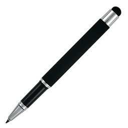 Pierre Cardin Touch-Pen Rollerball Claudie, blaue Mine, schwarz